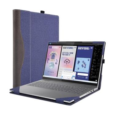 Imagem de Capa de laptop para Lenovo Yoga 7i 2 em 1 16 polegadas Gen 10 para Yoga 7 2-em-1 16ILL10 16AKP10 [Do Check Models] Bolsa removível para notebook bolsa de computador PU acessórios com orifício de