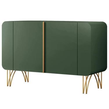 Imagem de Aparador Buffet Para Sala De Jantar 2 Portas Orgânico Pozzi B01 Verde Pistache - Lyam Decor