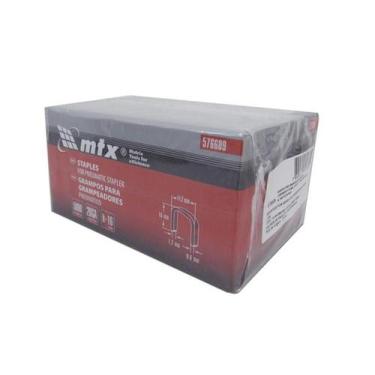 Imagem de Grampos Para Grampeador Pneumatico 16mm 576609 MTX, prata