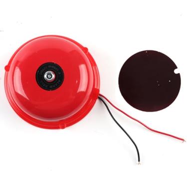Imagem de Campainha de alarme de incêndio, campainha elétrica de alto volume, tipo de ataque interno de controle de aço inoxidável para escola e estação de evacuação de emergência (12V)
