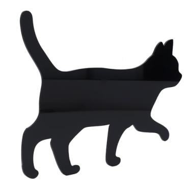 Imagem de Luz Noturna de Gato Fofa de Acrílico LED Lâmpada de Silhueta para Decoração de Casa Com Luz Quente e Quarto