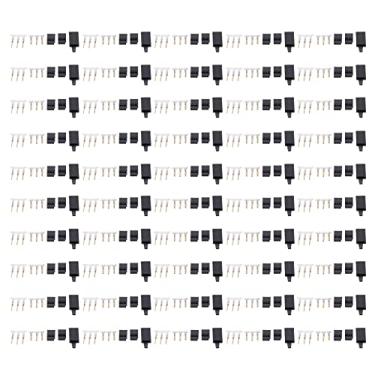 Imagem de MUNEFE 50PCS SERVO CONECTOR KIT, RC Hexagonal Connector, kit masculino de pinos de crimpagem para testes de instrumentos eletrônicos, medição e aeromodelismo