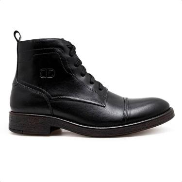 Imagem de Bota de Couro Democrata Masculina Garage Dust Cano Médio 626102