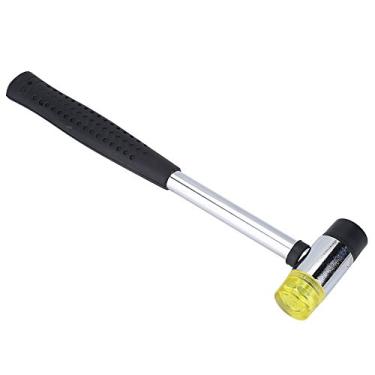 Imagem de Martelo de Guitarra Dupla Premium Com Pontas de Borracha e Plástico para Luthiers - Alça de Metal Resistente, Design Leve e Portátil para Reparo de Braço da Garganta