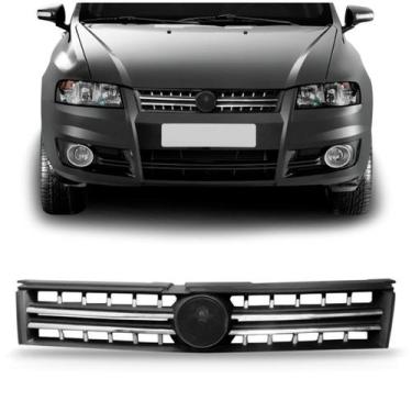 Imagem de Grade Radiador Stilo 2008 2009 2010 2011 2012 Friso Cromado - SP ACESS