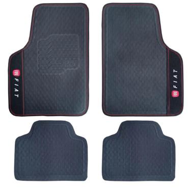 Imagem de Tapete Borracha Fiat Tipo Tempra Marea Sw Brava Bordado