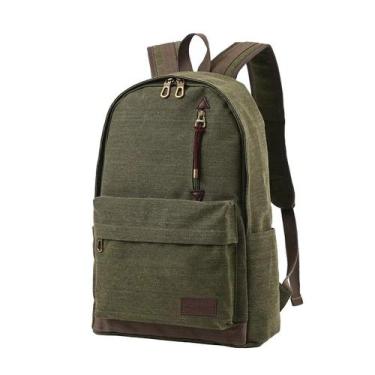 Imagem de Mochila Lona Reforçada Escolar Feminina Masculina Alça Zíper - CRUZEIR