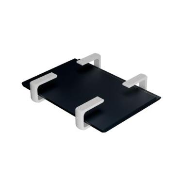 Imagem de Suporte Base Apoio Fixar Notebook Laptop Embaixo Da Mesa - O3D,  Branc