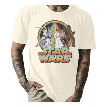 Imagem de Camiseta Star Wars Darth Vader Camisa Unissex Geek Nerd Lots - Loja Di