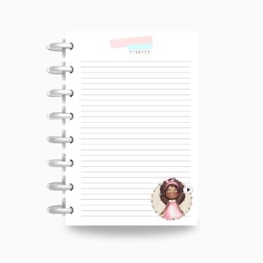 Imagem de Refil Caderno de Disco Universitário | Linda Menina (P 8 Furos)