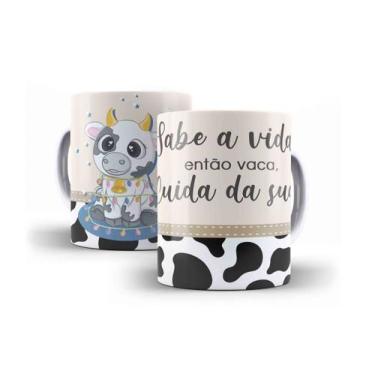 Imagem de Caneca Porcelana Coleção Vaca Louca 13 - Villa Caneca
