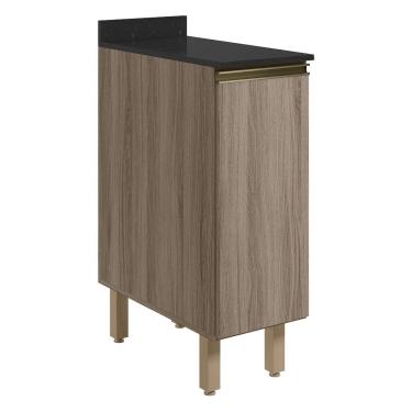 Imagem de Balcao Com Tampo 1 Porta 30 cm MDF 12217 Carvalho Toq Carvalho Toq Nicioli