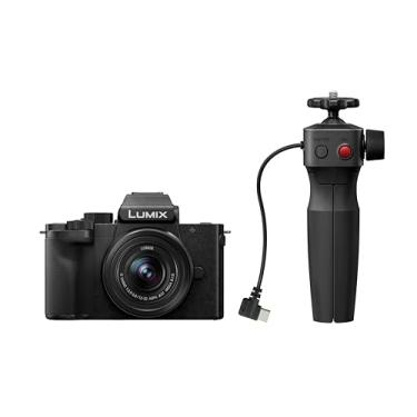 Imagem de Panasonic Câmera sem espelho LUMIX G100 4K, câmera leve para foto e vídeo, microfone embutido, micro quatro terços com lente de 12-32 mm, IC híbrido de 5 eixos, vídeo 4K 24p 30p, DC-G100DVK (preto)