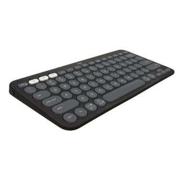 Imagem de Teclado Sem Fio Logitech Pebble Keys 2 K380s - Grafite