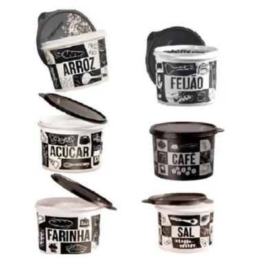Imagem de Kit Mantimentos Pop Box - 5 Peças / Arroz 2kg TUPPERWARE