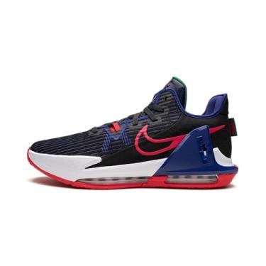 Imagem de Nike Lebron Witness 6 Preto/Azul Royal Deep Sirene Vermelho (CZ4052 005), Sirene preta vermelha 005, 10