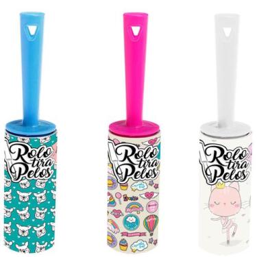 Imagem de 05 Papa Bolinhas Rolinho Limpa Tira Pelos Roupas 20 Folhas. - Art Hous