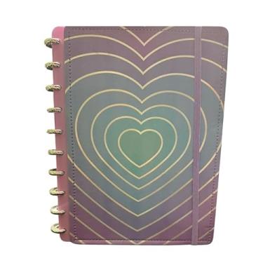 Imagem de Caderno Inteligente Capa Dura Médio Com 04 Divisória, Caderno Estilo Fichário