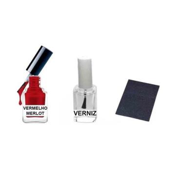 Imagem de Tinta Retoque Tira Risco Carro Ford - Vermelho Merlot - Jhow Adesivos