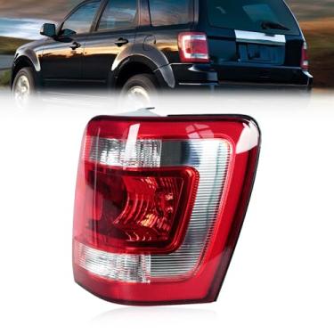 Imagem de YAENSYB Luz traseira para Ford Escape 2008-2012 Lâmpada de freio sem lâmpada FO2801210 Direita