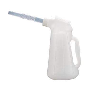Imagem de Fenteer JUG de óleo de medição de óleo de óleo Fácil enchimento com acessórios de jarro de dispensador de óleo em escala, 1.2 L