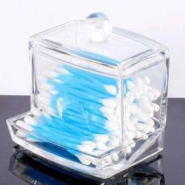 Imagem de Porta Algodão E Cotonete Organizador Em Acrílico para Banheiro - DY