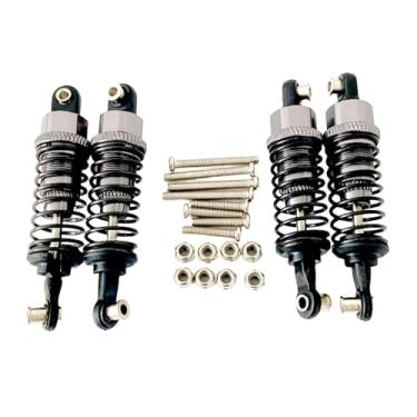 Imagem de Luwecf 4 peças de amortecedores hidráulicos para carro RC 1/12 1/16 com amortecedores de parafuso conjunto C24, Titânio