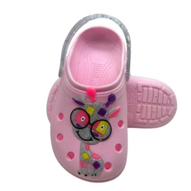 Imagem de Sandália Babuche Chinelo Infantil Girafa Menina Feminina (Rosa, BR, Criança de 4 a 8 anos, Numérico, 27)