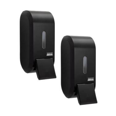 Imagem de 2 Saboneteira Dispenser 400ml Prática Álcool Em Gel Sabonete Detergent