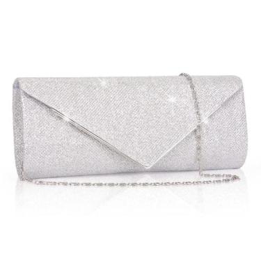 Imagem de Bolsa Clutch Purse Larcenciel Sparkling Envelope, bolsa de noite femin