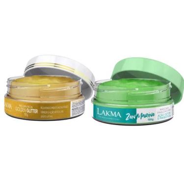 Imagem de Kit Máscara Facial Golden Glitter Ouro 150g e Máscara Facial Zen Marin