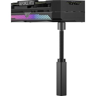 Imagem de Suporte para placa gráfica GPU, suporte para placa de vídeo, suporte para GPU, preto, GH120K (75-120 mm / 2,95-4,72 pol.)