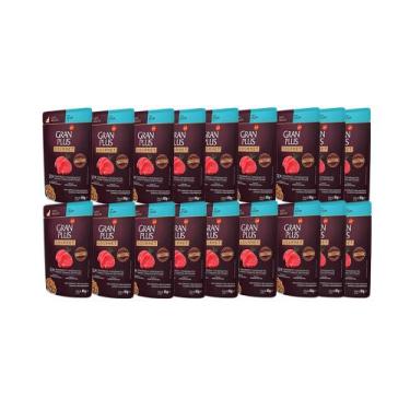 Imagem de Kit 20 Ração Úmida Gran Plus Sachê Gatos Gourmet Adultos Atum - 85g - 