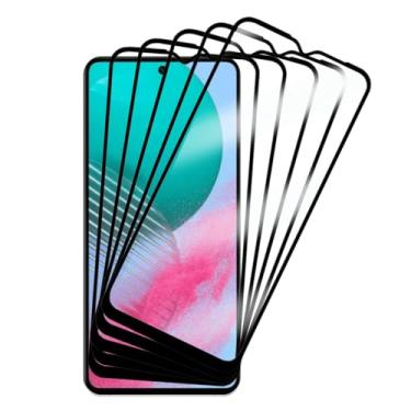 Imagem de Kit 5 Películas de Vidro 3D para Samsung Galaxy M54, Proteção Anti-impacto, Cobertura Total da Tela, Transparente