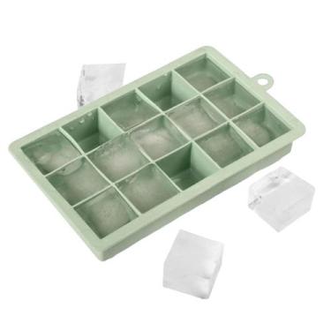 Imagem de Forma de Gelo Cubo Pequeno Cazza em Silicone Flexível, UNICA