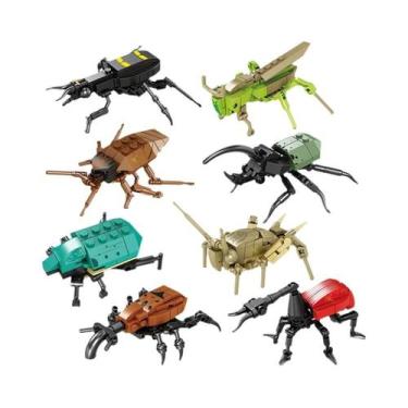Imagem de Blocos De Construção De Modelo De Inseto Moc Para Crianças Fly Bee Cit