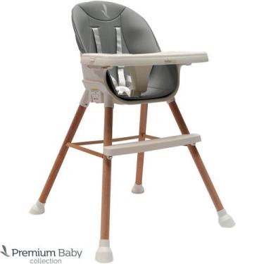 Imagem de Cadeira de Alimentação Executive 5 em 1 Cinza - Premium Baby