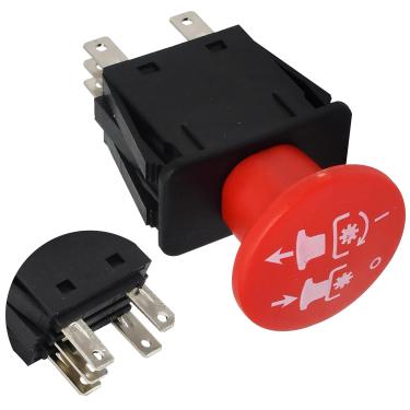 Imagem de Molloparts 00522100 Interruptor PTO 430-401 01545600 5AMP 5Terminais compatíveis com Ariens Gravely ProMaster PM100 EZR 1540 1542 1648 1740 1742 1842 2048 e a maioria dos zooms