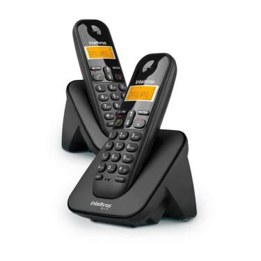 Imagem de Telefone Sem Fio + Ramal Ts3112 Preto Intelbras Bivolt
