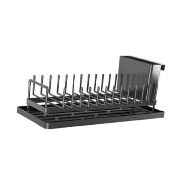 Imagem de Llazsybz Escorredor de Pratos de aço Inoxidável, Solução de Armazenamento Conveniente, e porta-pauzinhos