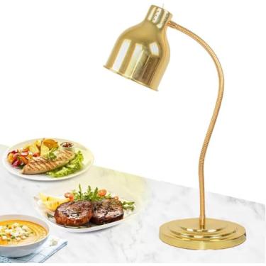 Imagem de Lâmpada De Aquecimento De Alimentos Comercial 500w Lâmpada De Aquecimento De Alimentos De Cabeça Dupla Rotação De 360 ° Esticável Até 70 Cm Lâmpada De Aquecimento Independ, B, 1