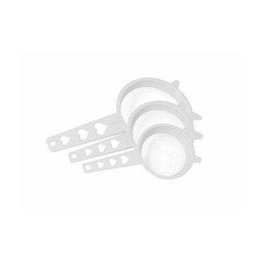 Imagem de Peneiras Love Jogo kIT com 3 Peças Kit 9, 11 e 15 cm para Cozinha Core