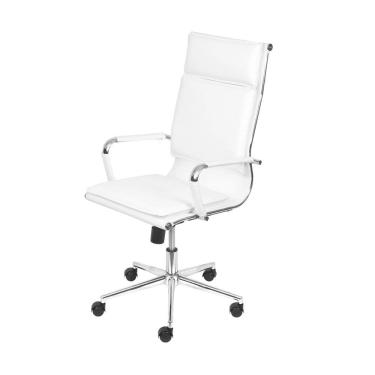 Imagem de Cadeira OR-3304 Alta em PU com Base Cromada Rodízio OR Design