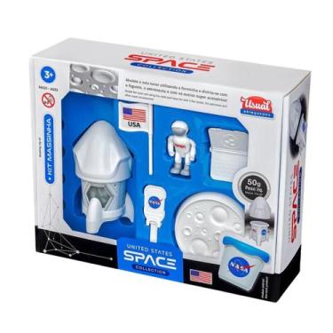 Imagem de Brinquedo Aeronaves Espacial Foguete Massa NASA Acessórios - USUAL PLA