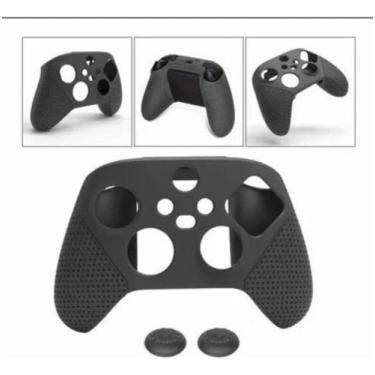 Imagem de Capa + Grip Silicone Controle Compatível Xbox Series X / S Capinha Dob