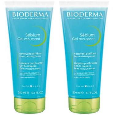 Imagem de Bioderma Sebium Gel Moussant Kit com 2 Unidades - Gel de Limpeza Antio
