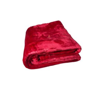 Imagem de Cobertor pelo Alto Hipoalérgico Para Bebê Alto Relevo Menina Menino 110x90cm Embalagem Plástica (Vermelho)