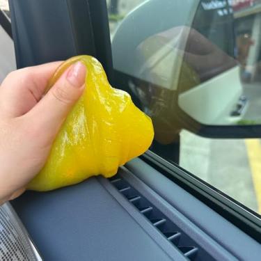 Imagem de CR CHRWLIN Pacote com 3 géis de limpeza de carro limpador de interior de carro Putty Slime Ferramentas de detalhamento automático Kit de limpeza universal de remoção de poeira para acessórios de carro