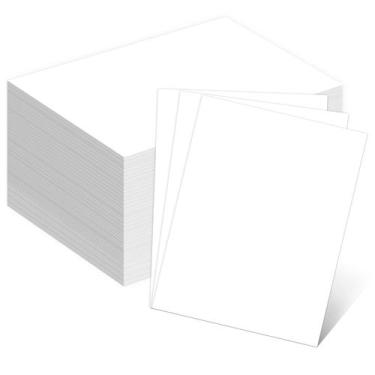 Imagem de Cartolina Goefun 110 lb branca 8,5 x 11 (300 g/m2) 100 folhas