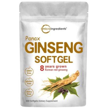 Imagem de Suplemento de microingredientes Red Panax Ginseng 6.000 mg 300 cápsula